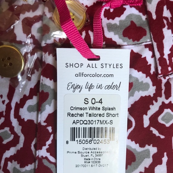 All for Color Brand  Rachel Tailored Shorts - Picture 3 of 5